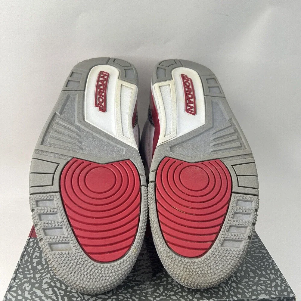 Nike Shoes Air Jordan 3 Retro “Cardinal Red” 2024 - Picture 7 of 8